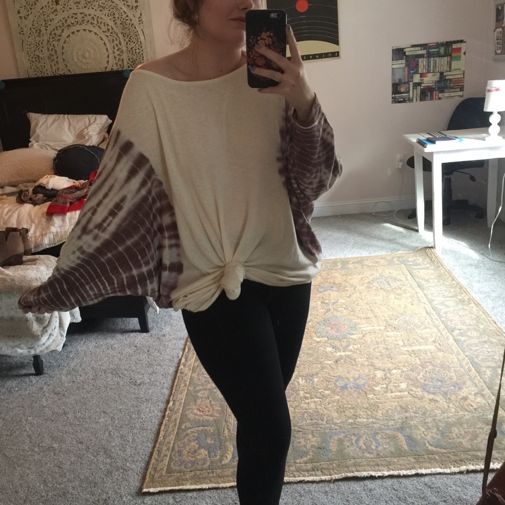 Slouchy oversized free people top